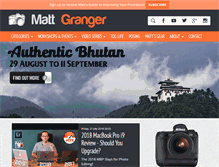 Tablet Screenshot of mattgranger.com